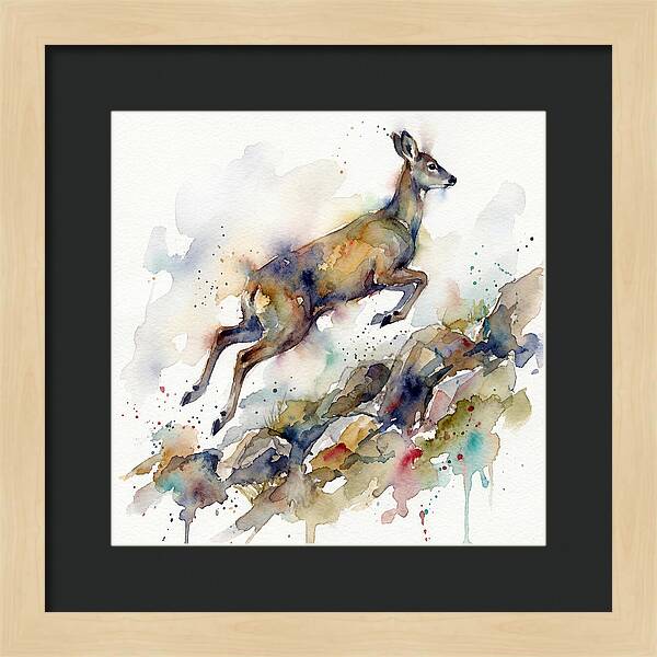 Musk Deer In Motion
