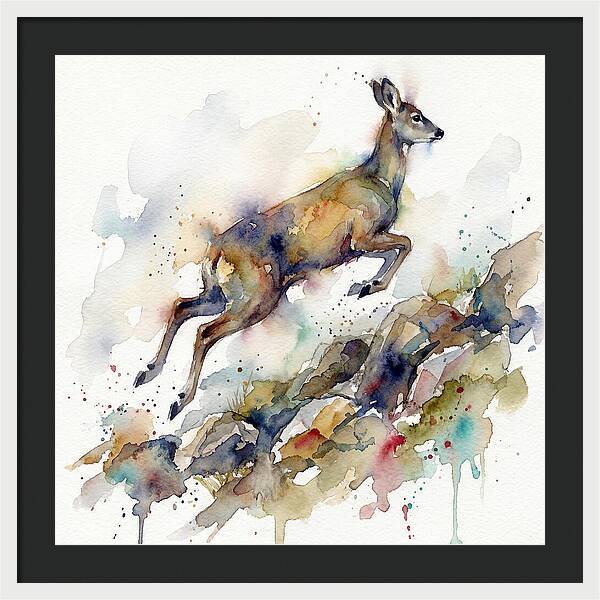 Musk Deer In Motion