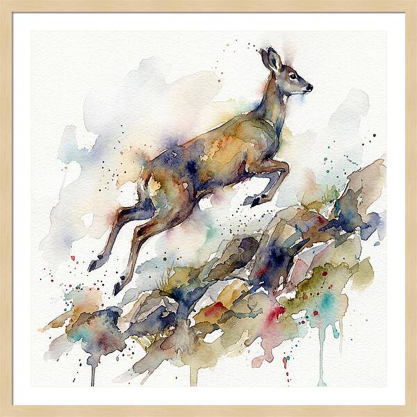 Musk Deer In Motion
