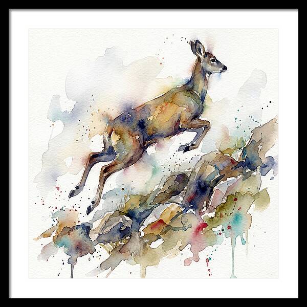 Musk Deer In Motion
