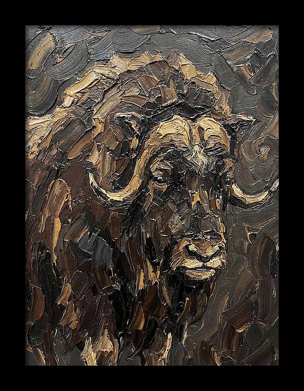 Musk Ox In Rich Textures