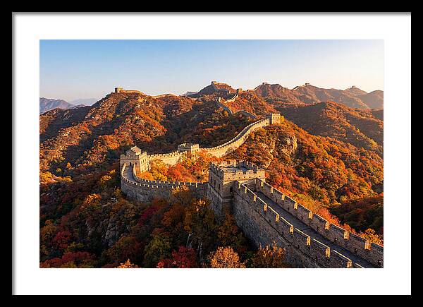 Mutianyu Great Wall Autumn Panorama