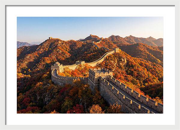 Mutianyu Great Wall Autumn Panorama