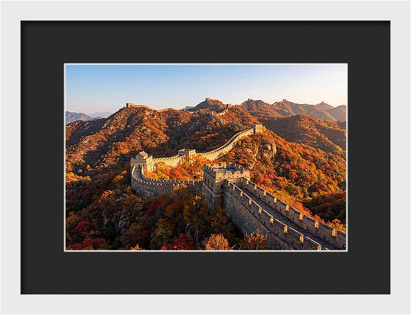 Mutianyu Great Wall Autumn Panorama