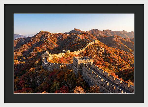 Mutianyu Great Wall Autumn Panorama