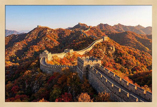 Mutianyu Great Wall Autumn Panorama