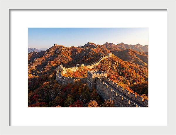 Mutianyu Great Wall Autumn Panorama