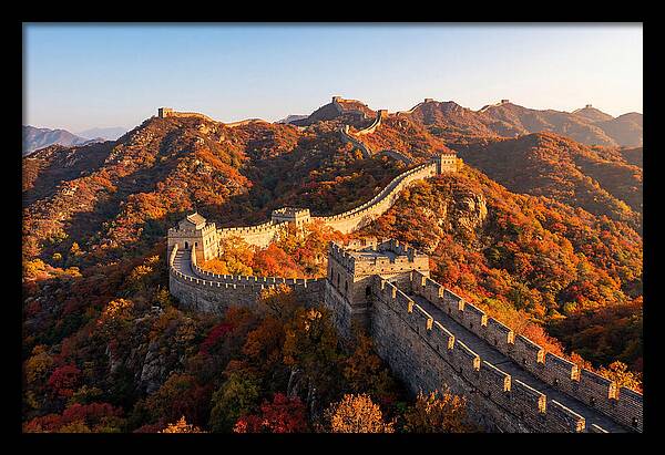 Mutianyu Great Wall Autumn Panorama