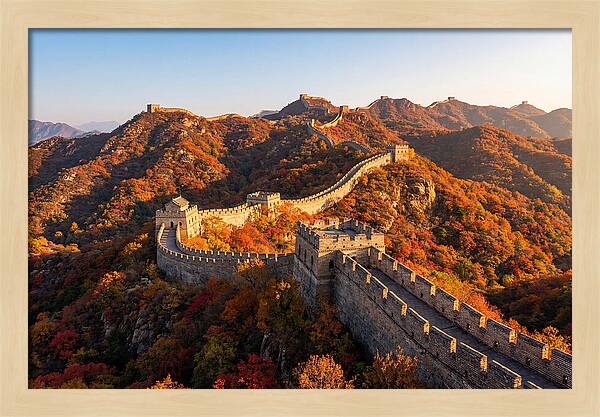 Mutianyu Great Wall Autumn Panorama