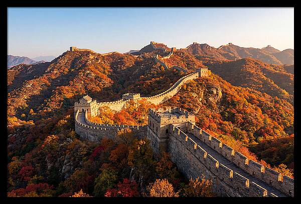 Mutianyu Great Wall Autumn Panorama