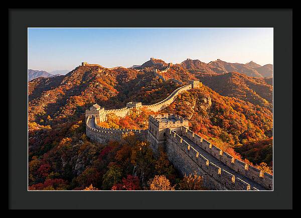 Mutianyu Great Wall Autumn Panorama