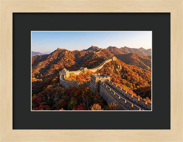 Mutianyu Great Wall Autumn Panorama