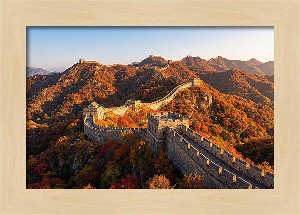 Mutianyu Great Wall Autumn Panorama