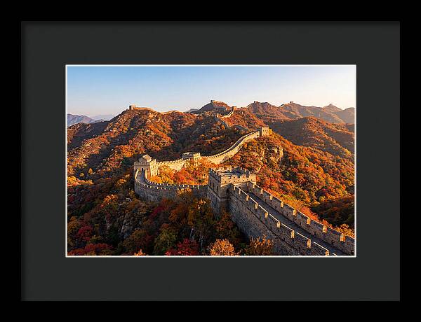 Mutianyu Great Wall Autumn Panorama