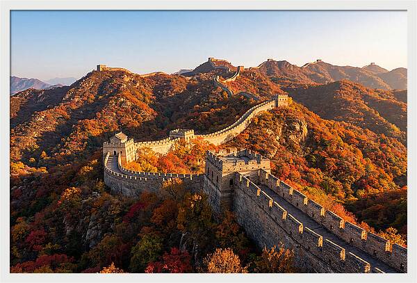 Mutianyu Great Wall Autumn Panorama