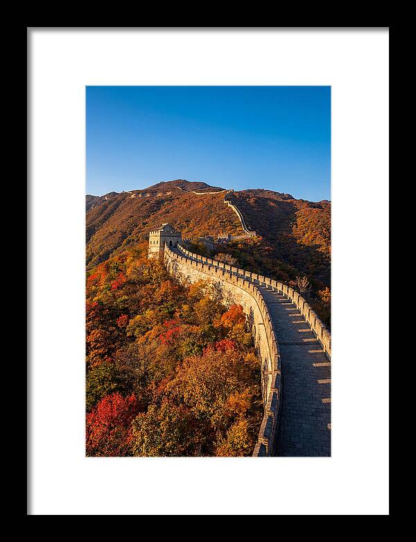 Mutianyu Great Wall In Autumn