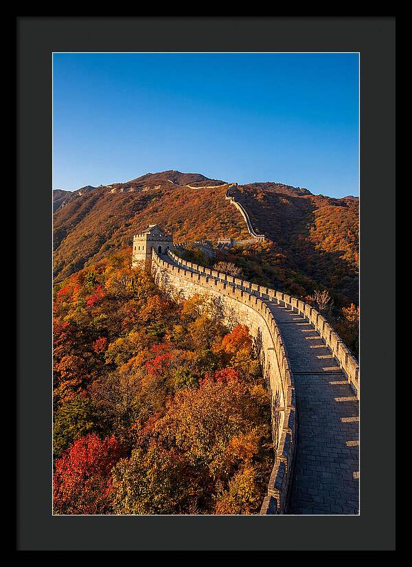 Mutianyu Great Wall In Autumn