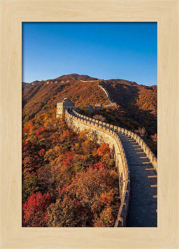 Mutianyu Great Wall In Autumn