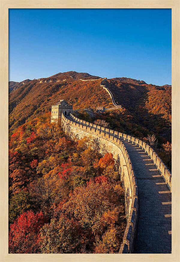 Mutianyu Great Wall In Autumn