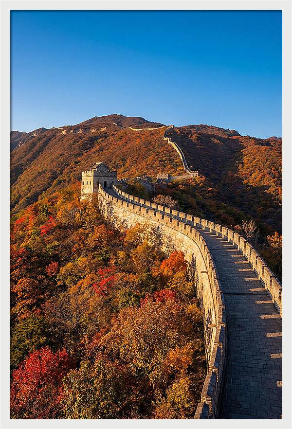 Mutianyu Great Wall In Autumn