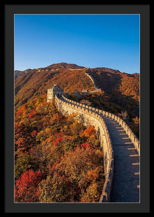 Mutianyu Great Wall In Autumn