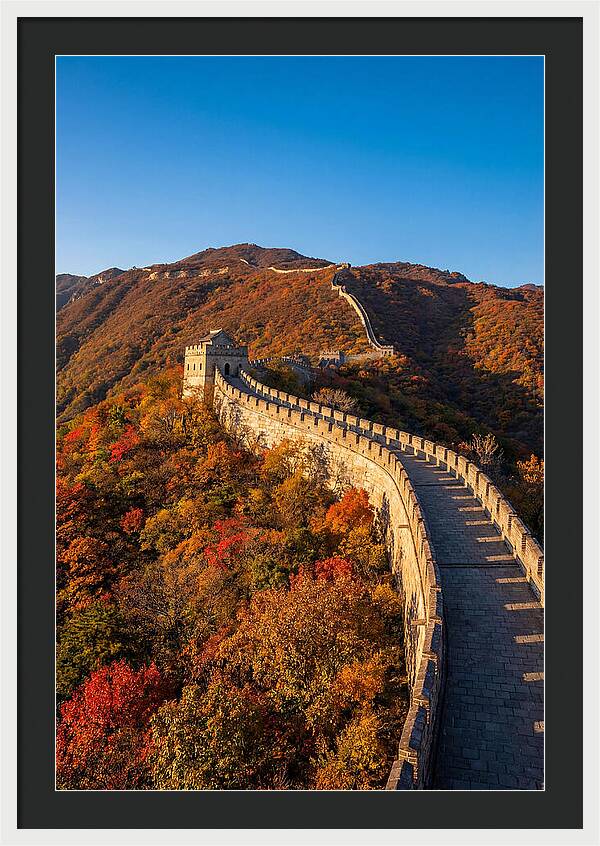 Mutianyu Great Wall In Autumn