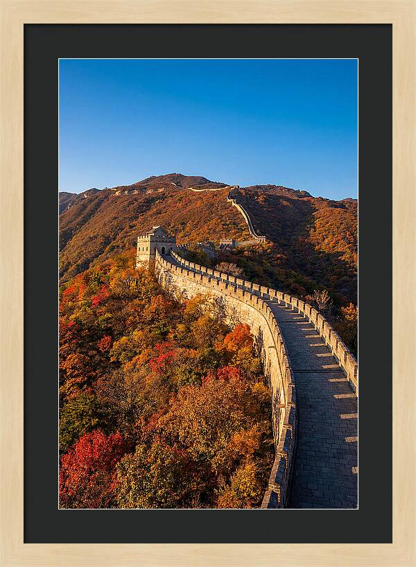 Mutianyu Great Wall In Autumn