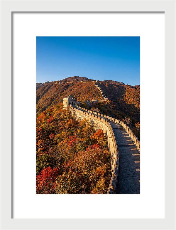 Mutianyu Great Wall In Autumn