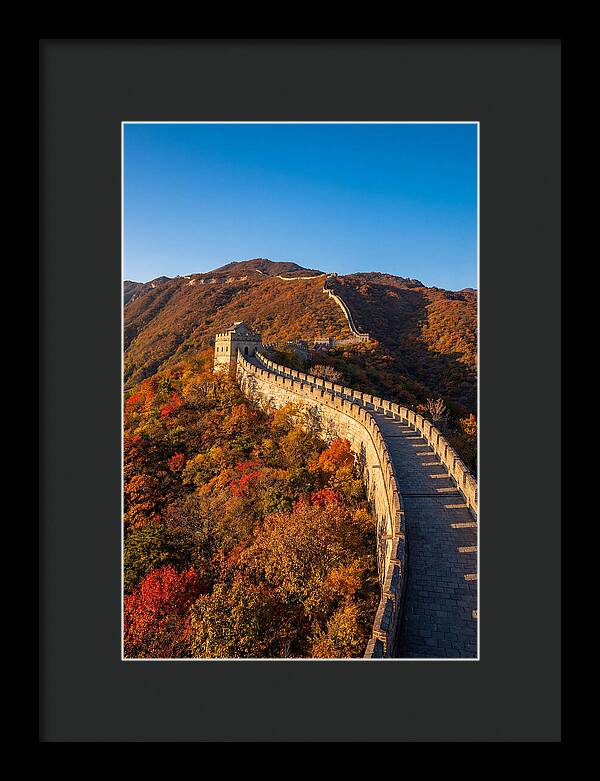 Mutianyu Great Wall In Autumn