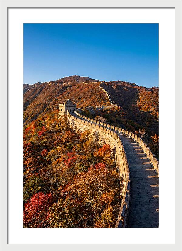 Mutianyu Great Wall In Autumn