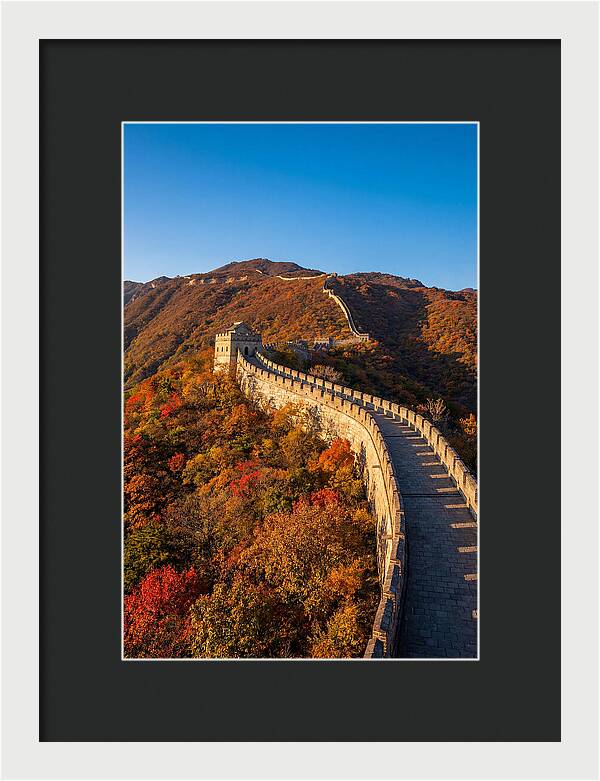 Mutianyu Great Wall In Autumn