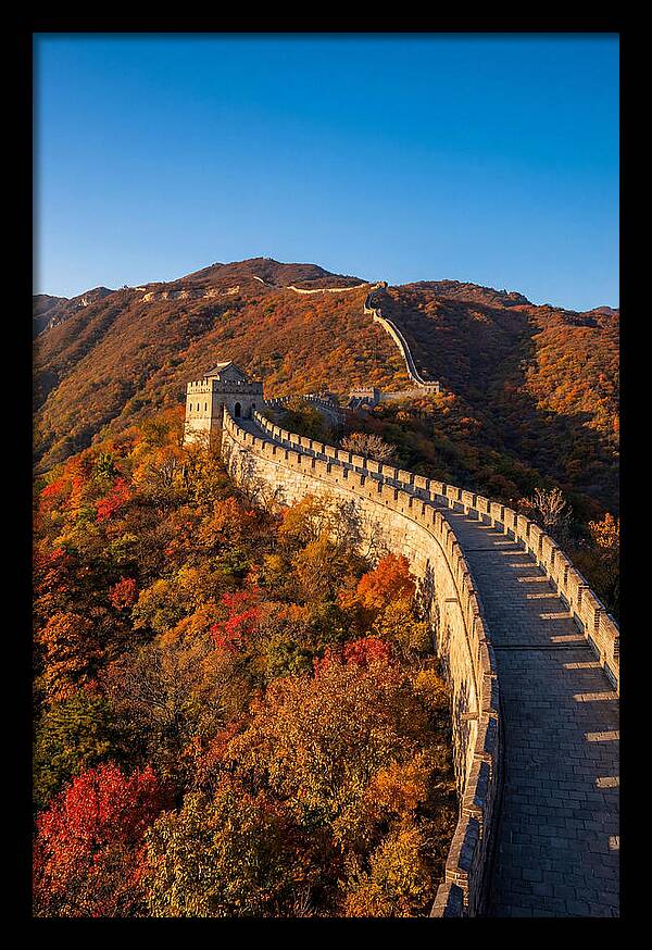 Mutianyu Great Wall In Autumn