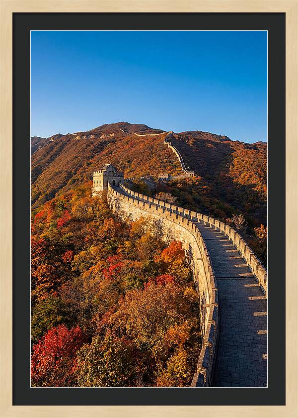 Mutianyu Great Wall In Autumn