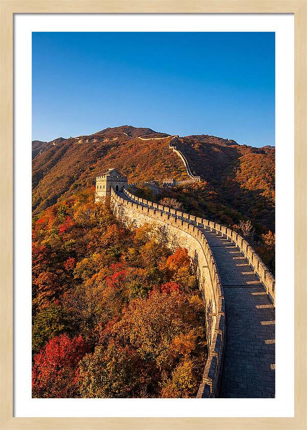 Mutianyu Great Wall In Autumn