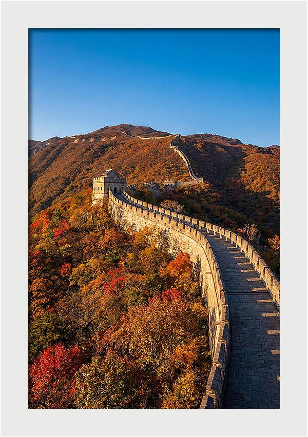 Mutianyu Great Wall In Autumn