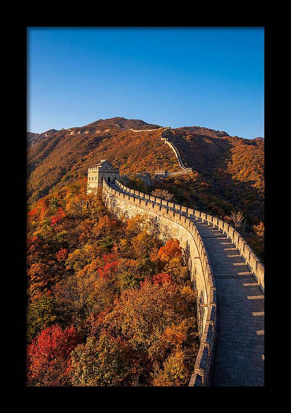 Mutianyu Great Wall In Autumn