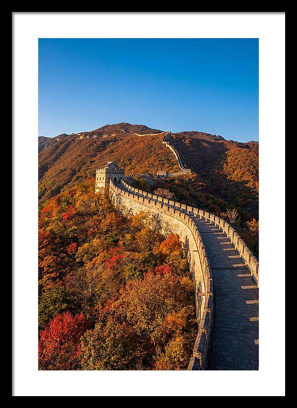 Mutianyu Great Wall In Autumn