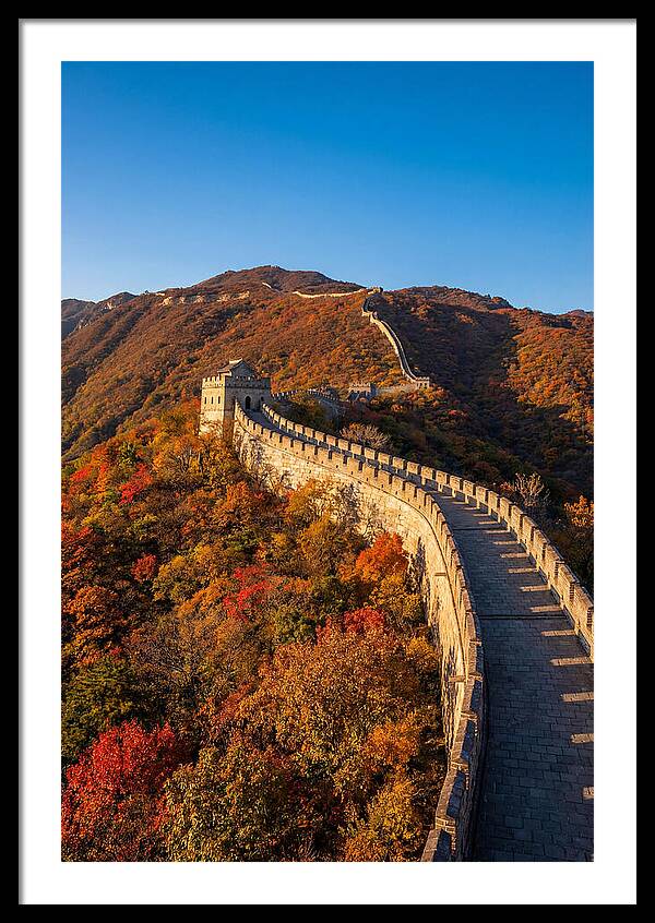 Mutianyu Great Wall In Autumn