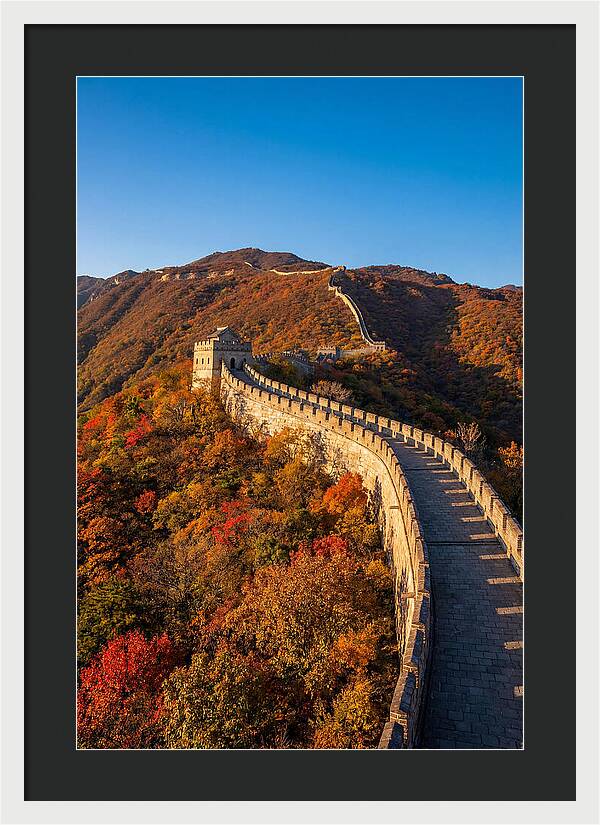 Mutianyu Great Wall In Autumn