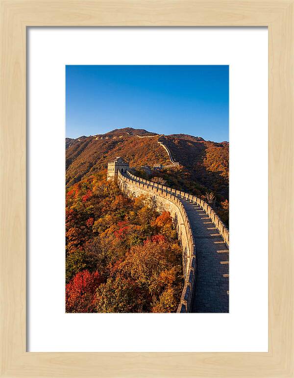 Mutianyu Great Wall In Autumn