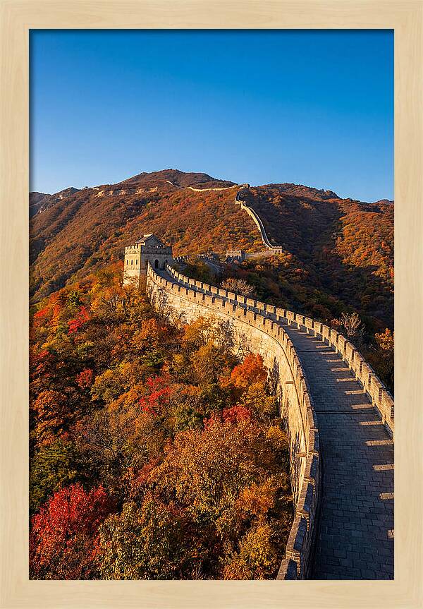 Mutianyu Great Wall In Autumn