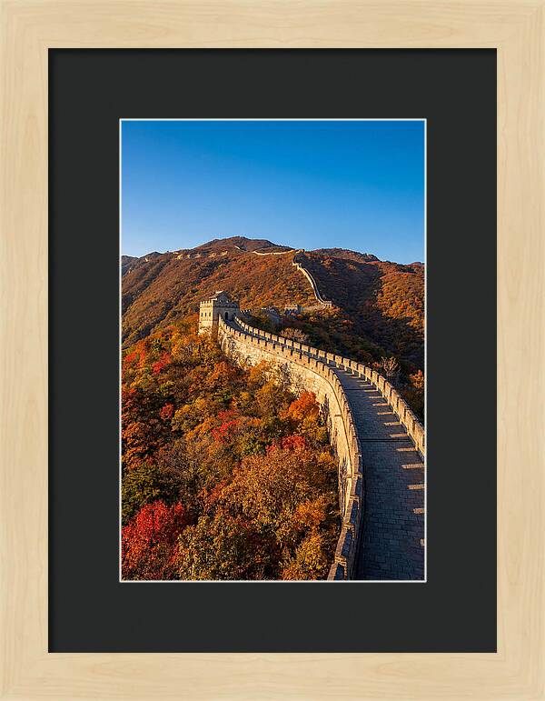 Mutianyu Great Wall In Autumn