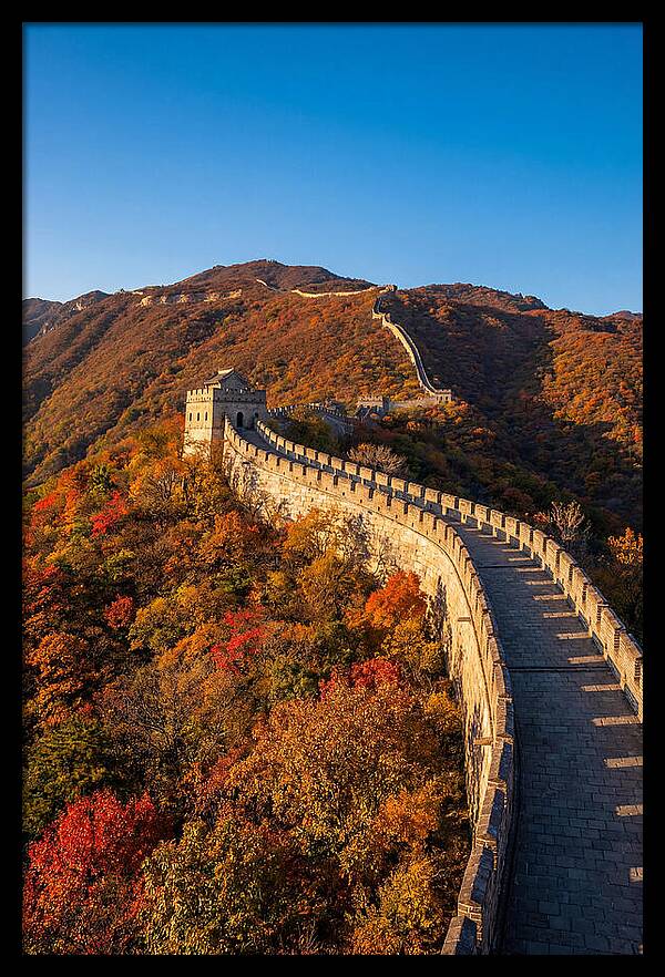 Mutianyu Great Wall In Autumn