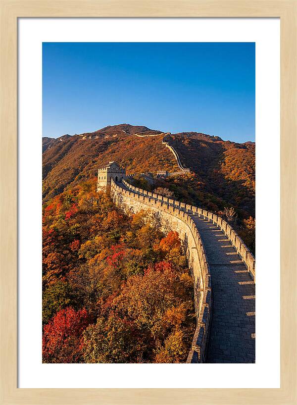 Mutianyu Great Wall In Autumn