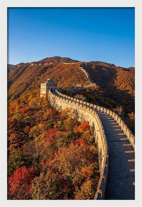 Mutianyu Great Wall In Autumn