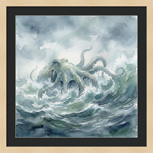 Mysterious Kraken Rising From Below