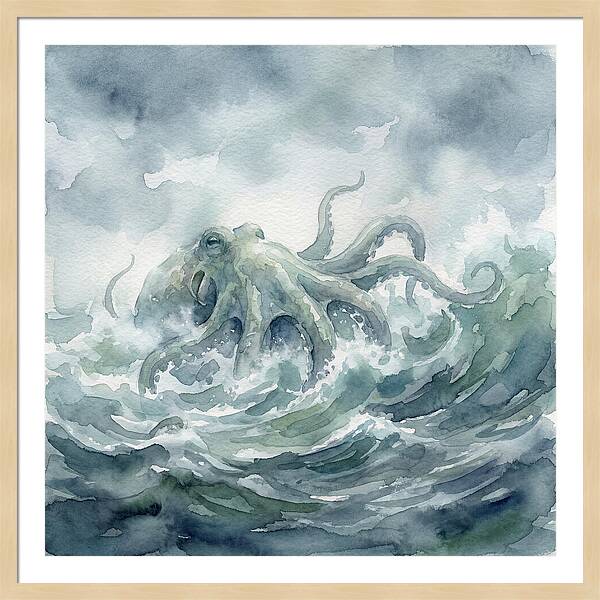Mysterious Kraken Rising From Below