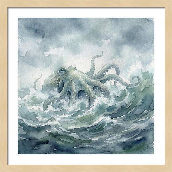 Mysterious Kraken Rising From Below