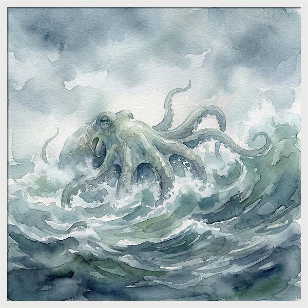 Mysterious Kraken Rising From Below