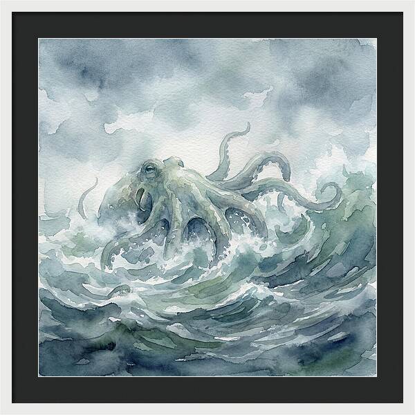 Mysterious Kraken Rising From Below